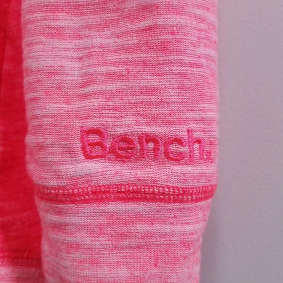 Bench Pink  2 Tone Zipper Sweater Size Small Running Hoodie Jacket Athletic - Picture 6 of 11